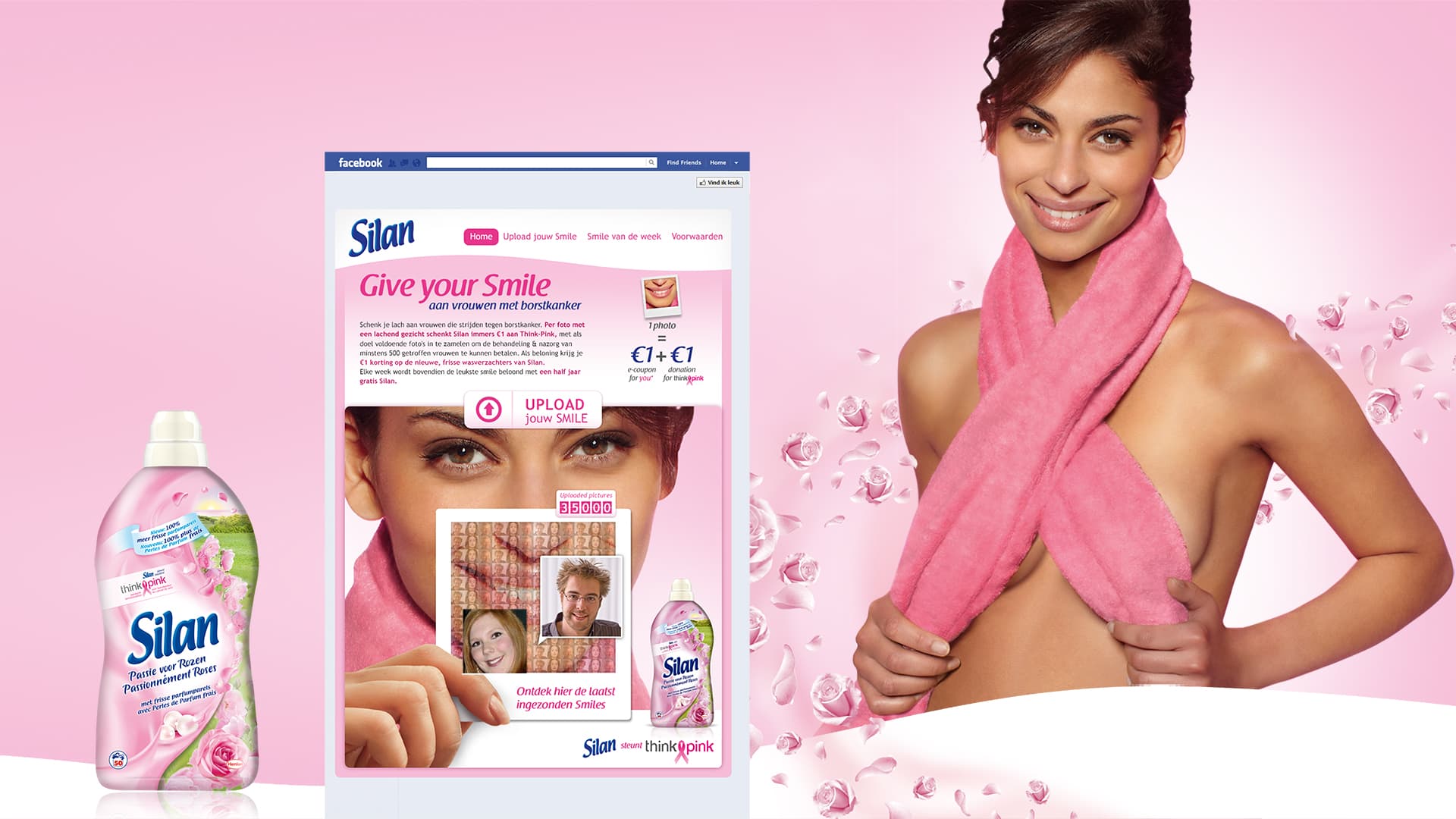 Silan & Think Pink Action website