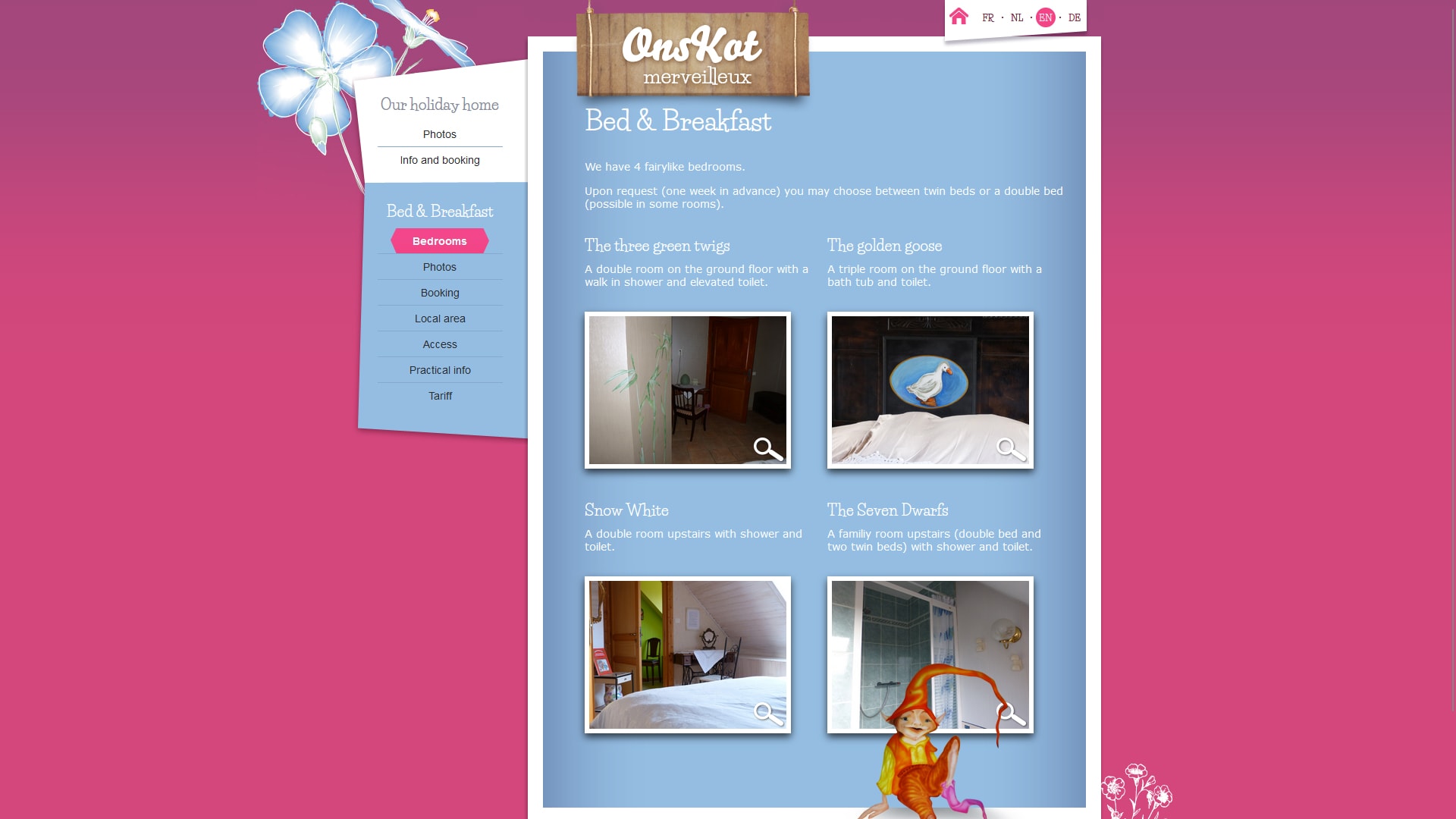 Gîte Ons Kot Website