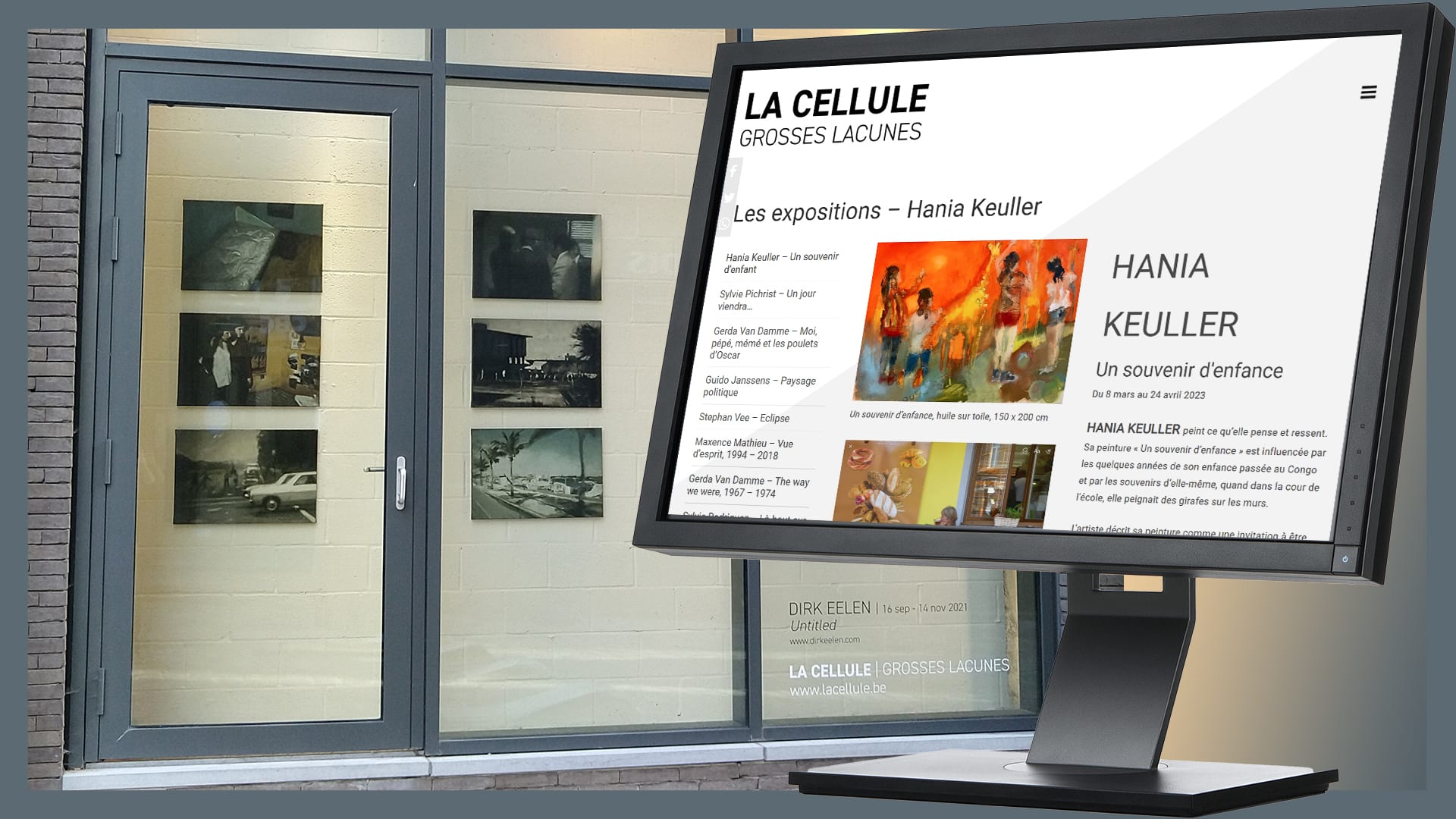La Cellule Art Gallery Website