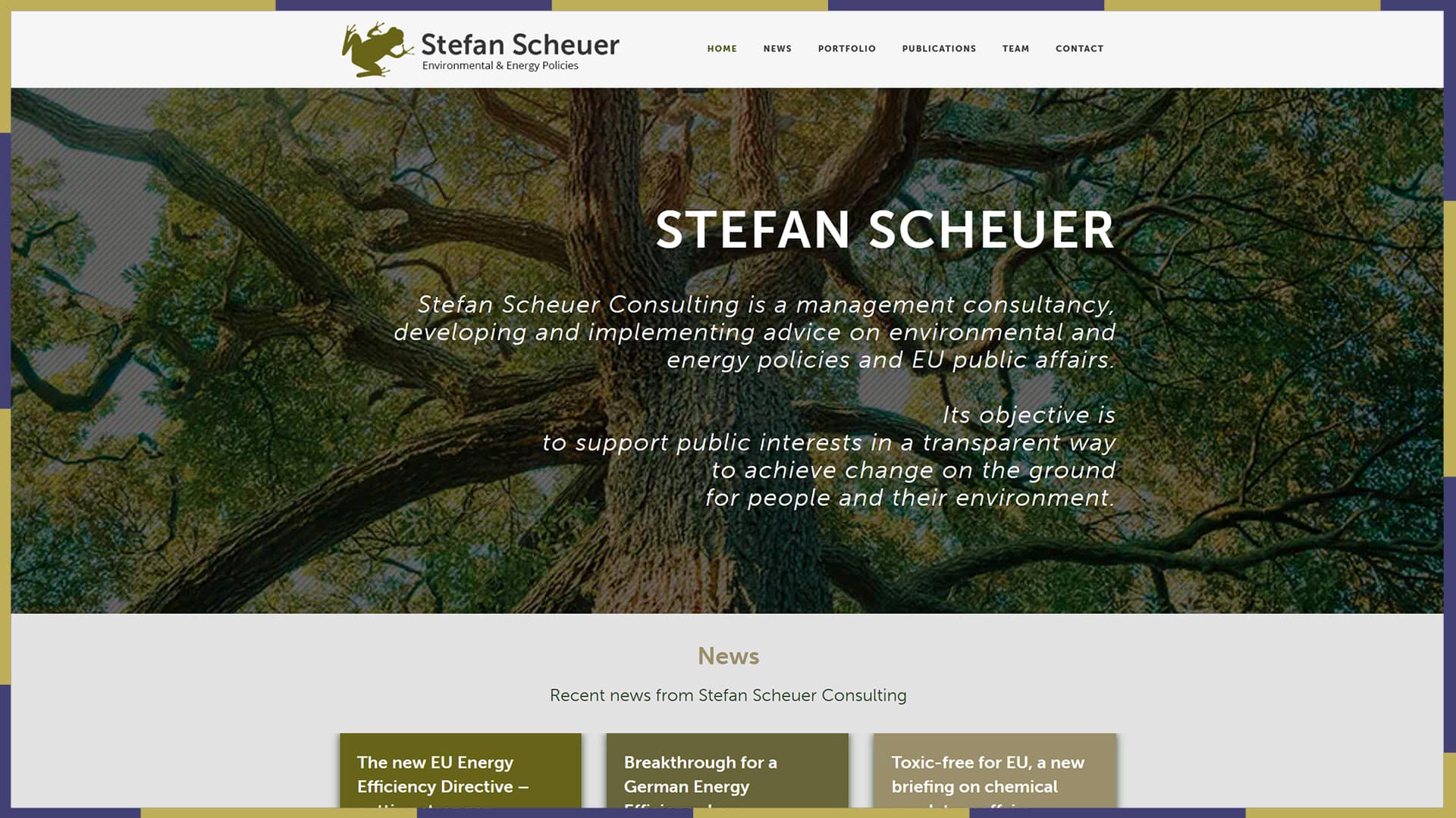 Stefan Scheuer website